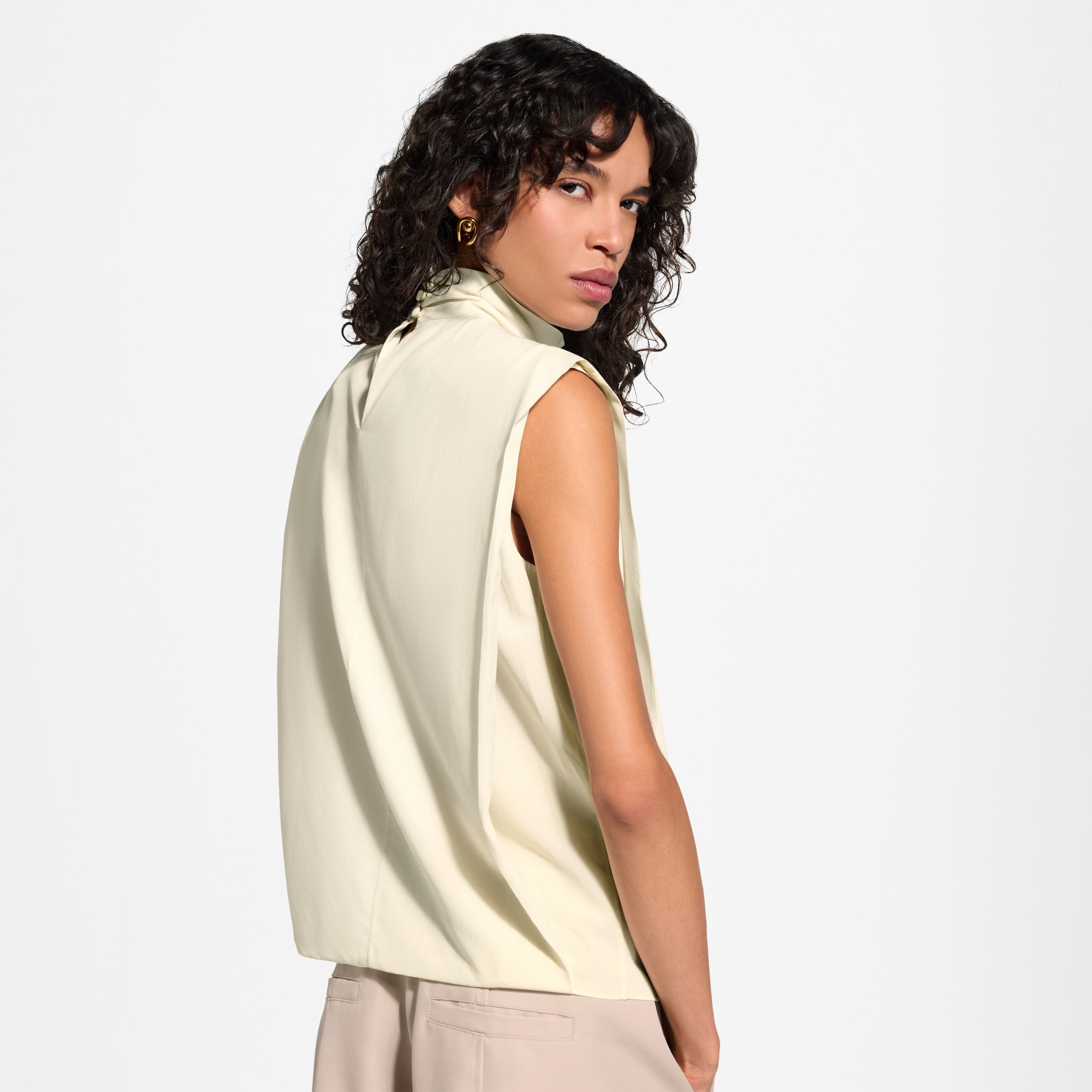 Drape Front Top - Ready-to-Wear 1AKW8D | LOUIS VUITTON